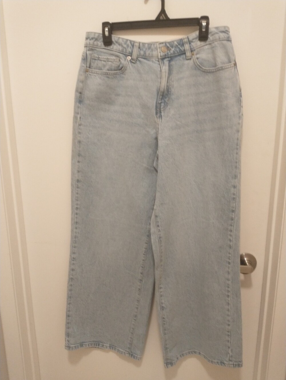 Time and Tru Women's Wide Leg Jeans, 31" Inseam, Size 12